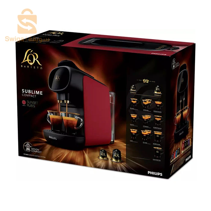 آلة صنع القهوة بالكبسولات L'OR بارستا روج - فيليبس
MACHINE À CAFÉ CAPSULES L'OR BARISTA ROUGE - PHILIPS