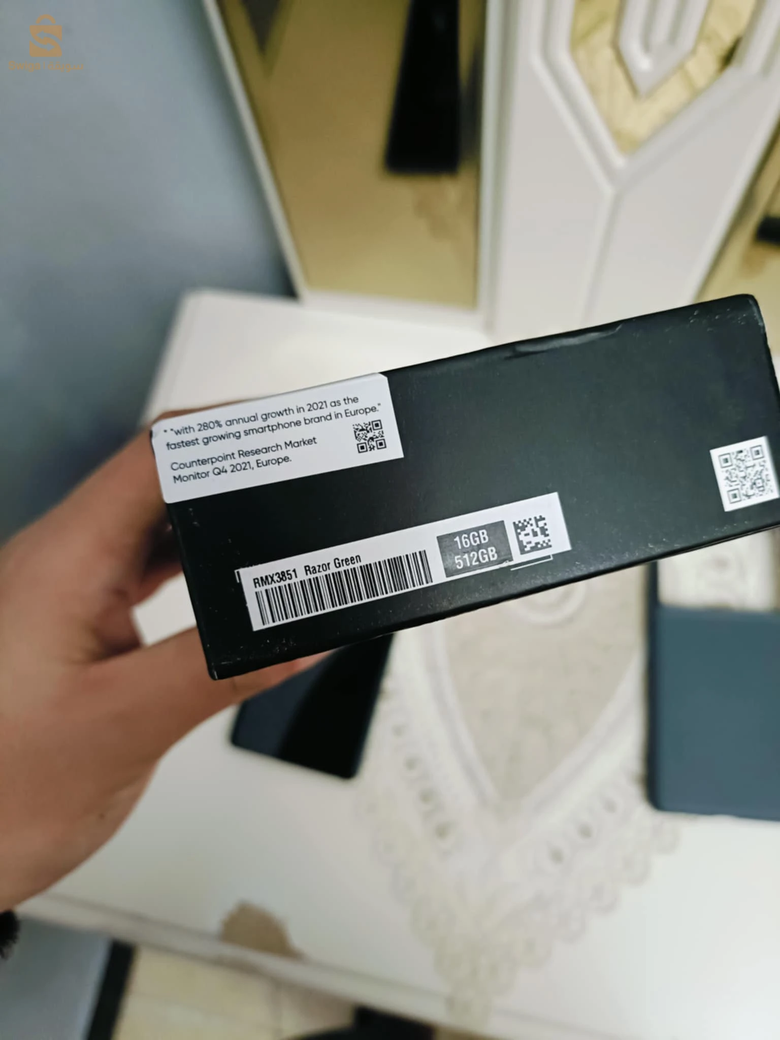 Realme GT 6 Globale 512- 16 fih no9ta madironjich jaya mcharika