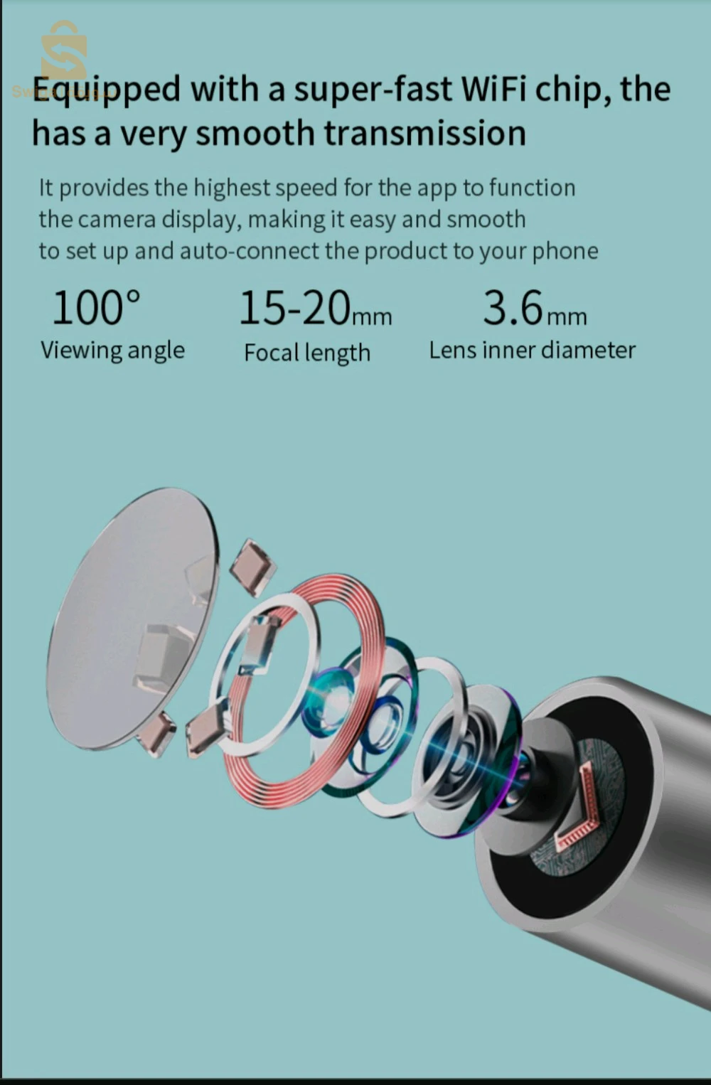 طقم تنظيف الأذن اللاسلكي الذكي مع كاميرا وإضاءة LED NE3
Kit de nettoyage des oreilles intelligents sans fil avec caméra et lumière LED NE3Kit de nettoyage des oreilles intelligents sans fil avec caméra et lumière LED NE3