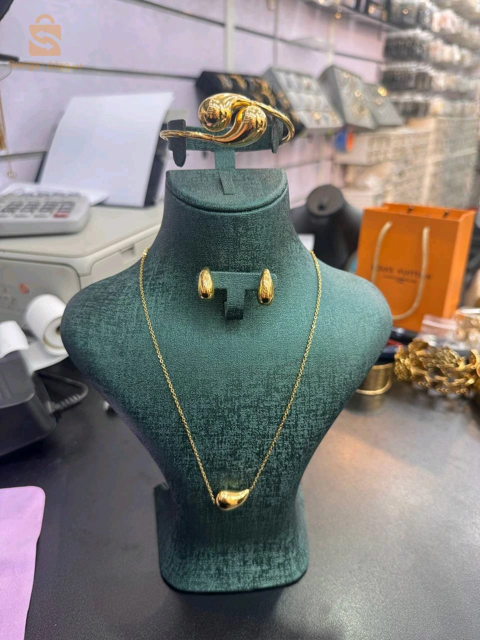 parure bottega acier inoxydable garantie 10ans