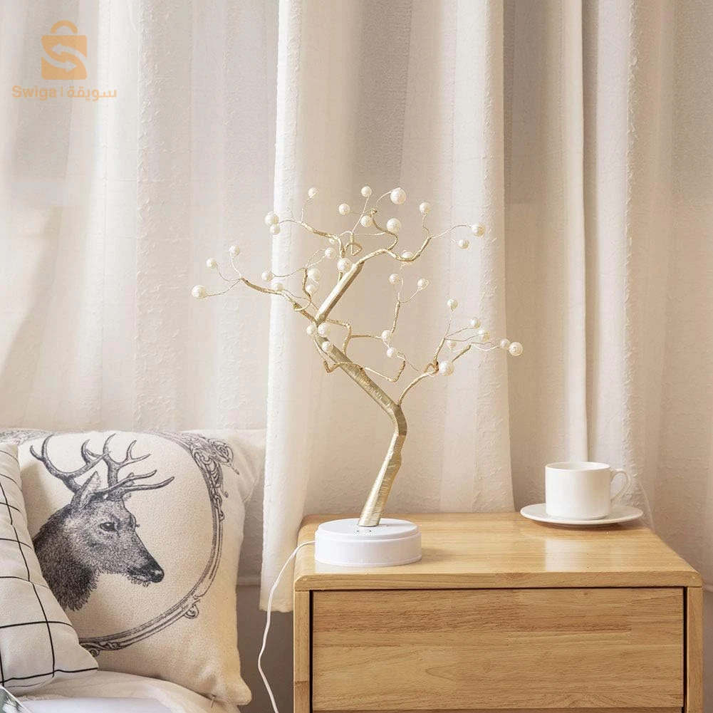 lampe de Table Arbre lumineux style bonsaï