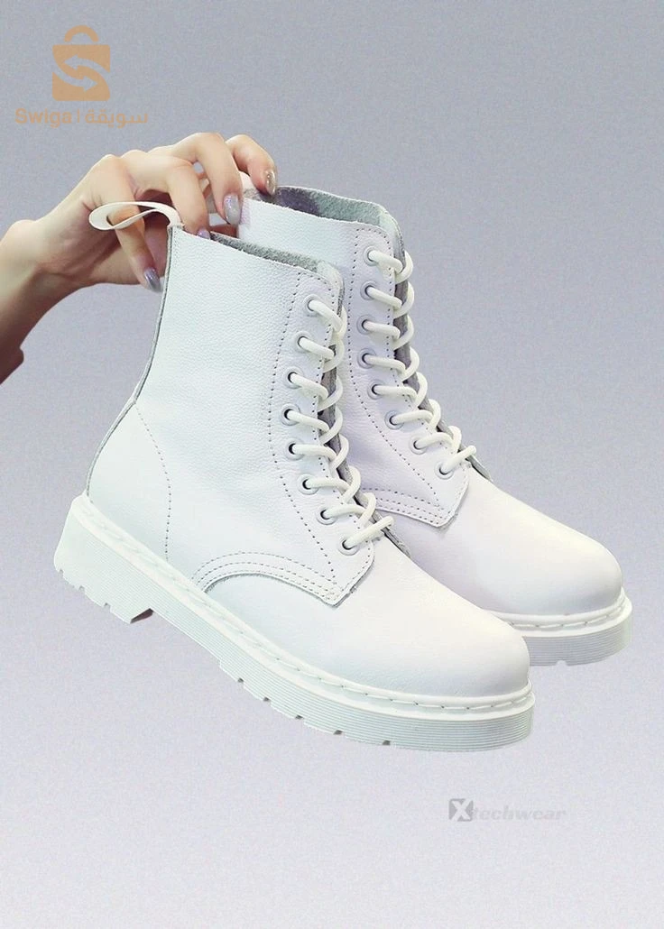 bottes blanches bon état