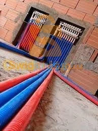 بيع ادوات و معدات الترصيص الصحي والغاز والتدفئة المركزية