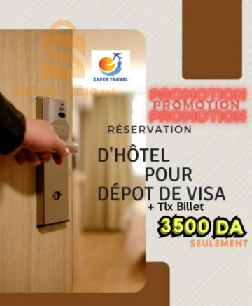 Rservation Dhtel confirmer Tlx billet pour depot visa