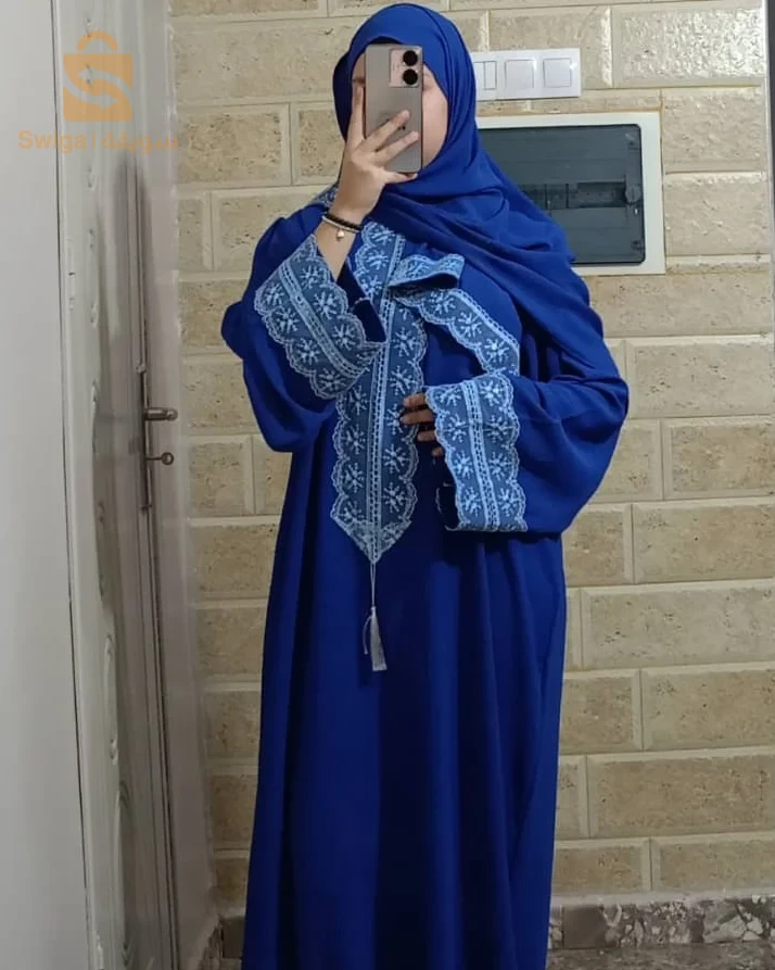 طقم صلاة فضفاض قماش كراب زارا  للرمضان الكريم