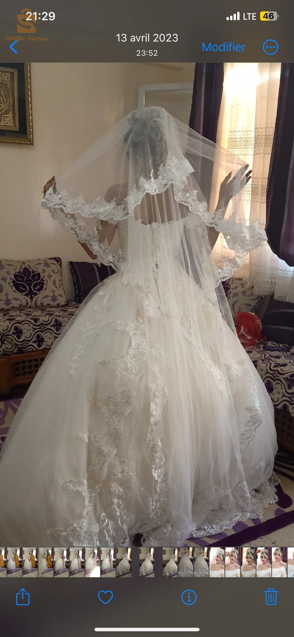 robe blanch
