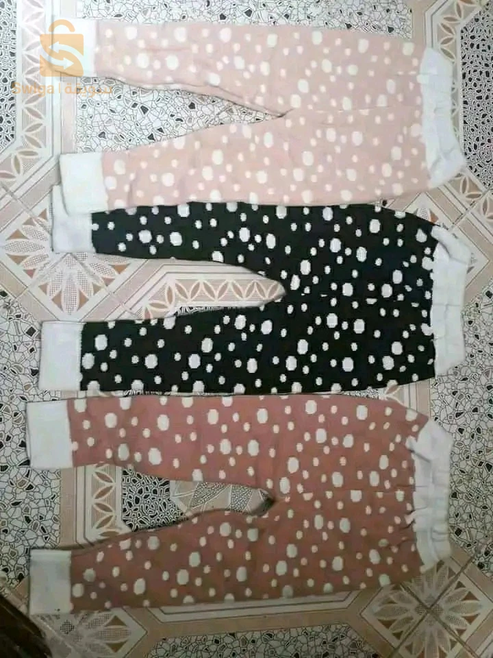 ثلاث سراول صوف خشان مقطنين ي 100ألف