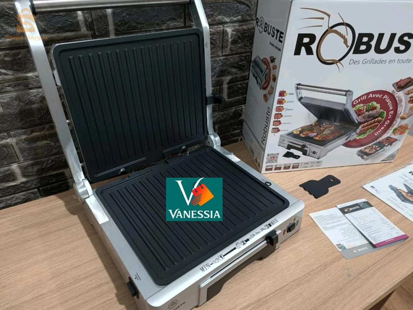 🚨 بانينوز 2000 واط اينوكس Panineuse marque robots التوصيل لباب المنزل و الدفع عند الاستلام 🔥 inox GV2000