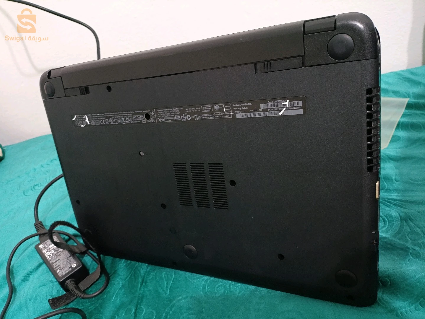 لابتوب نوع hp في حالة جيدة جدا 9.5/10 ،إستعمال شخصي :دراسة فقط الإمكانيات:intel core i3 4 eme generation,4gbt de ram500gb de stockage,15.5 pouce pour l'écran,الشاحن ا:صلي ،مدة البطارية ؛ساعتين و نصف إستعمال متواصل على الأقل اكسيسوار:حقيبة جلدية + تغليف.