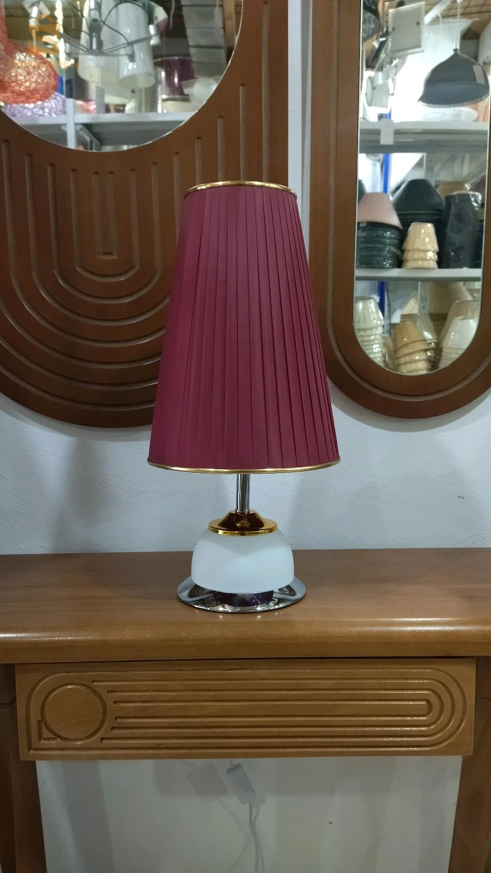 Veilleuses en verre argenté et doré