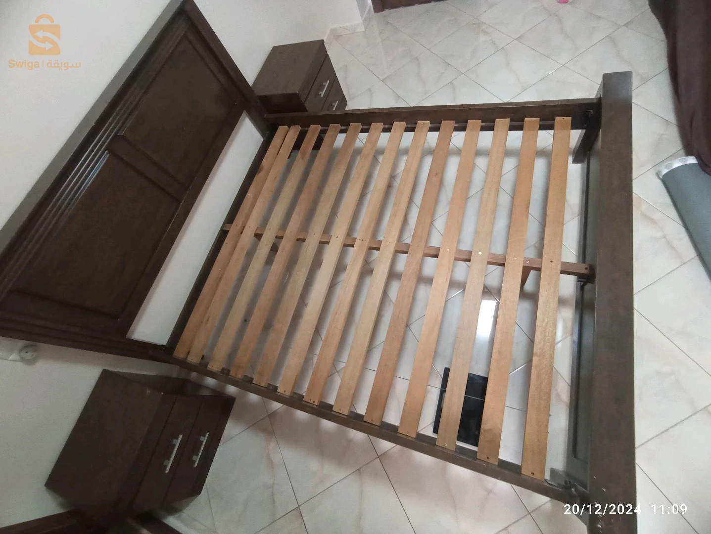 kit chambre à coucher en sedre sans armoire