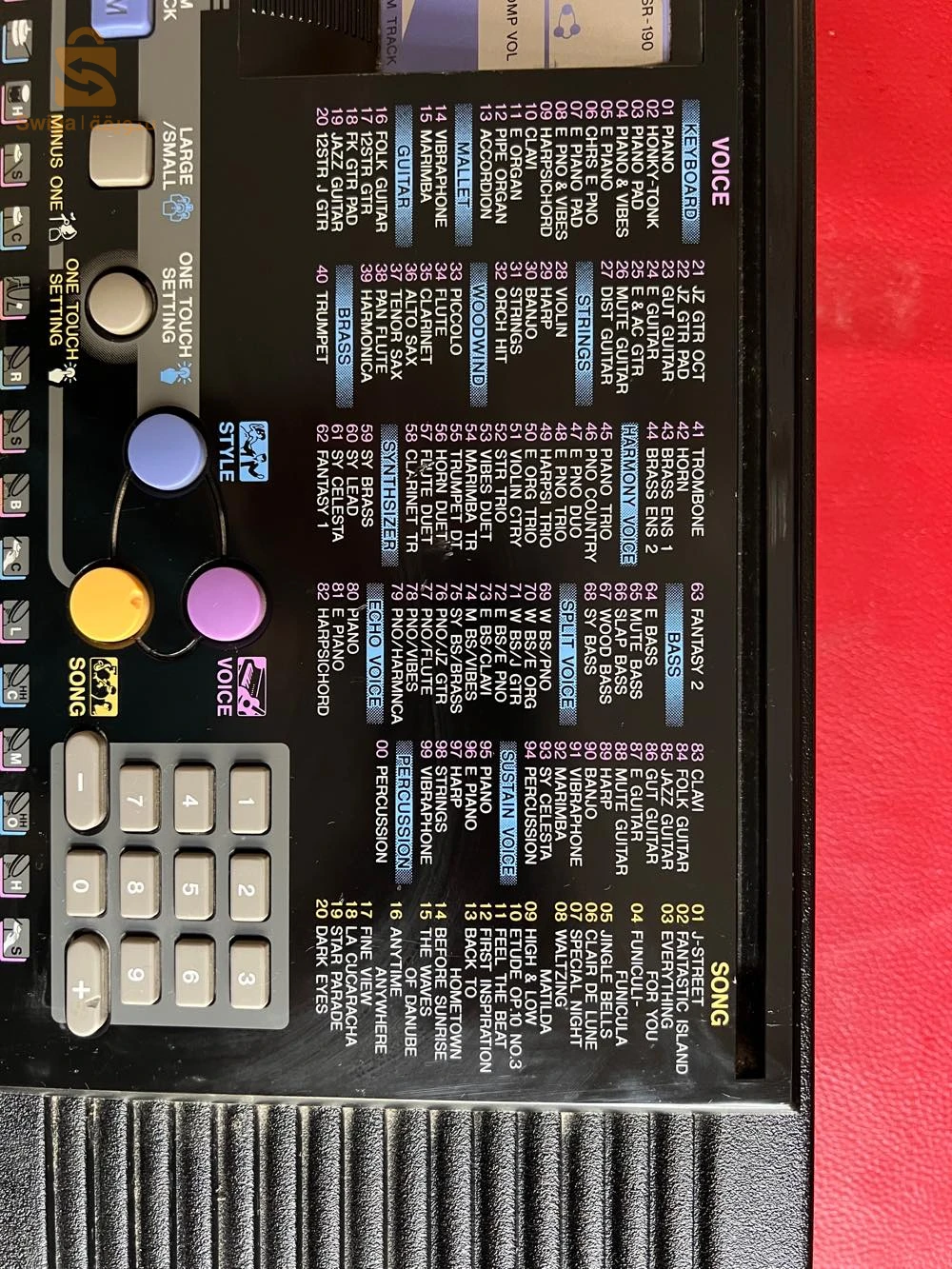Yamaha psr-190 portatone