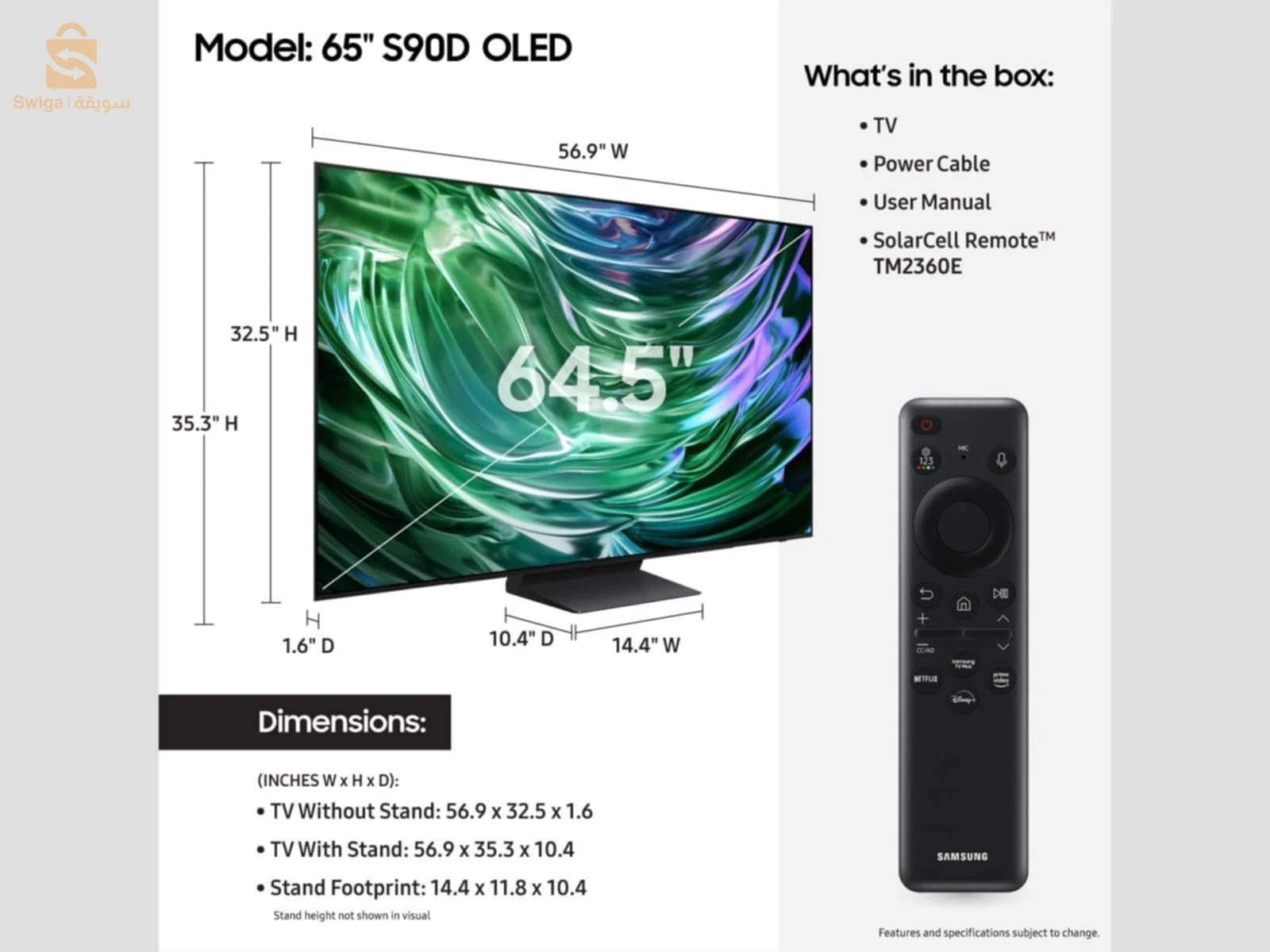 tv samsung oled 65" europe