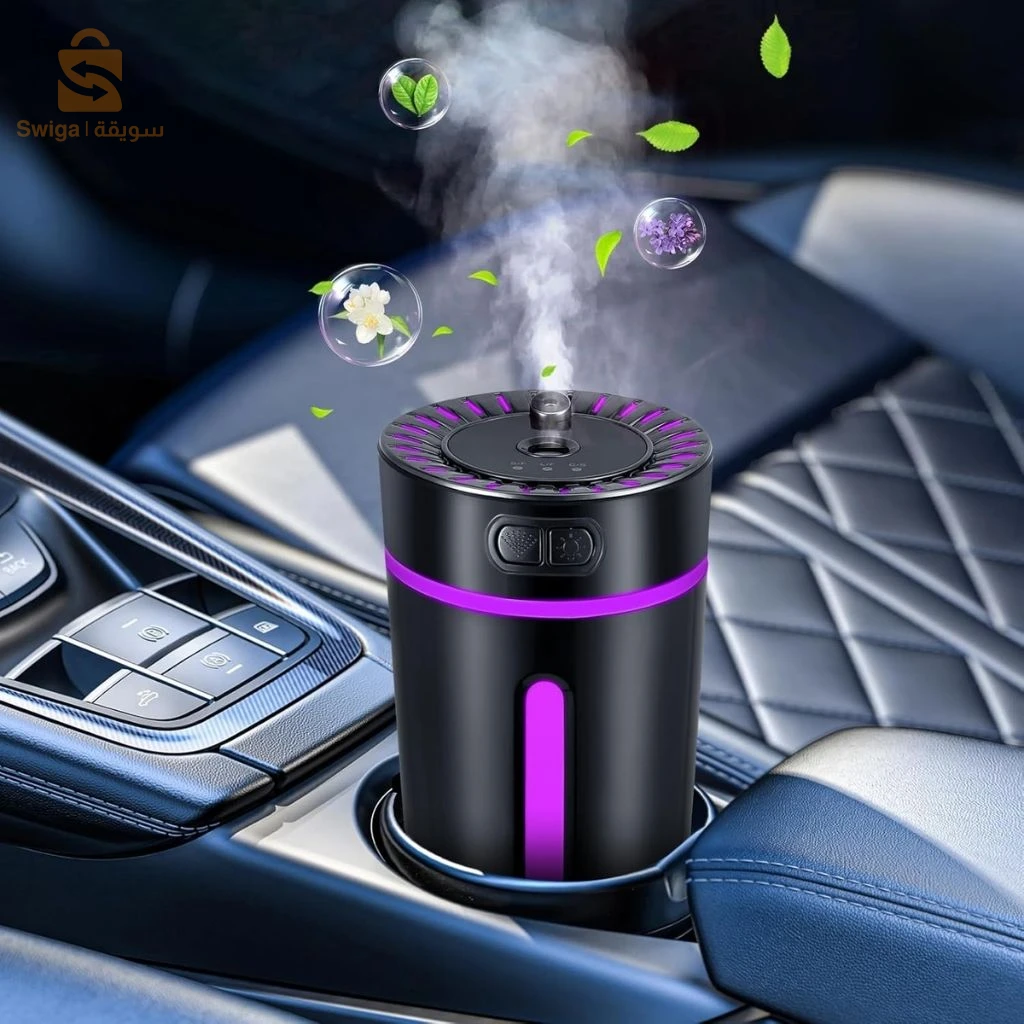 Humidificateur d'Air Ultrasonique Portable Rechargeable avec Lampe Ciel Étoilé 3en1 – مرطب جو قابل لإعادة الشحن