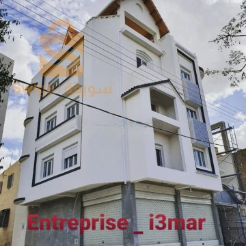 Traitement de faade en enduit monocouche