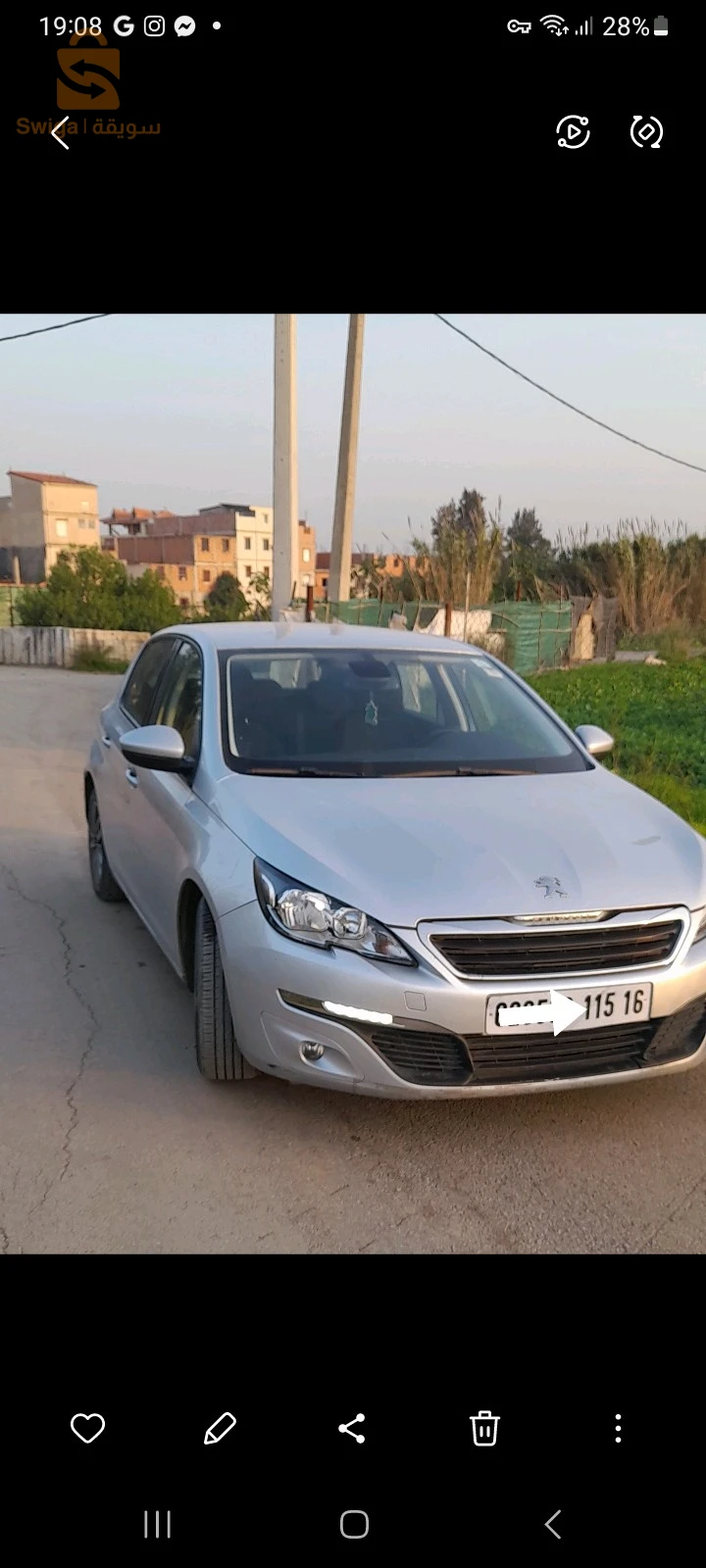 Peugeot 308 2015 16 ALGER