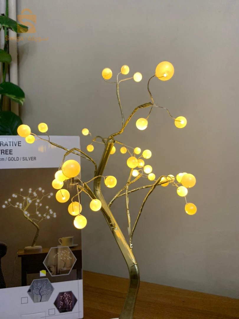 lampe de Table Arbre lumineux style bonsaï