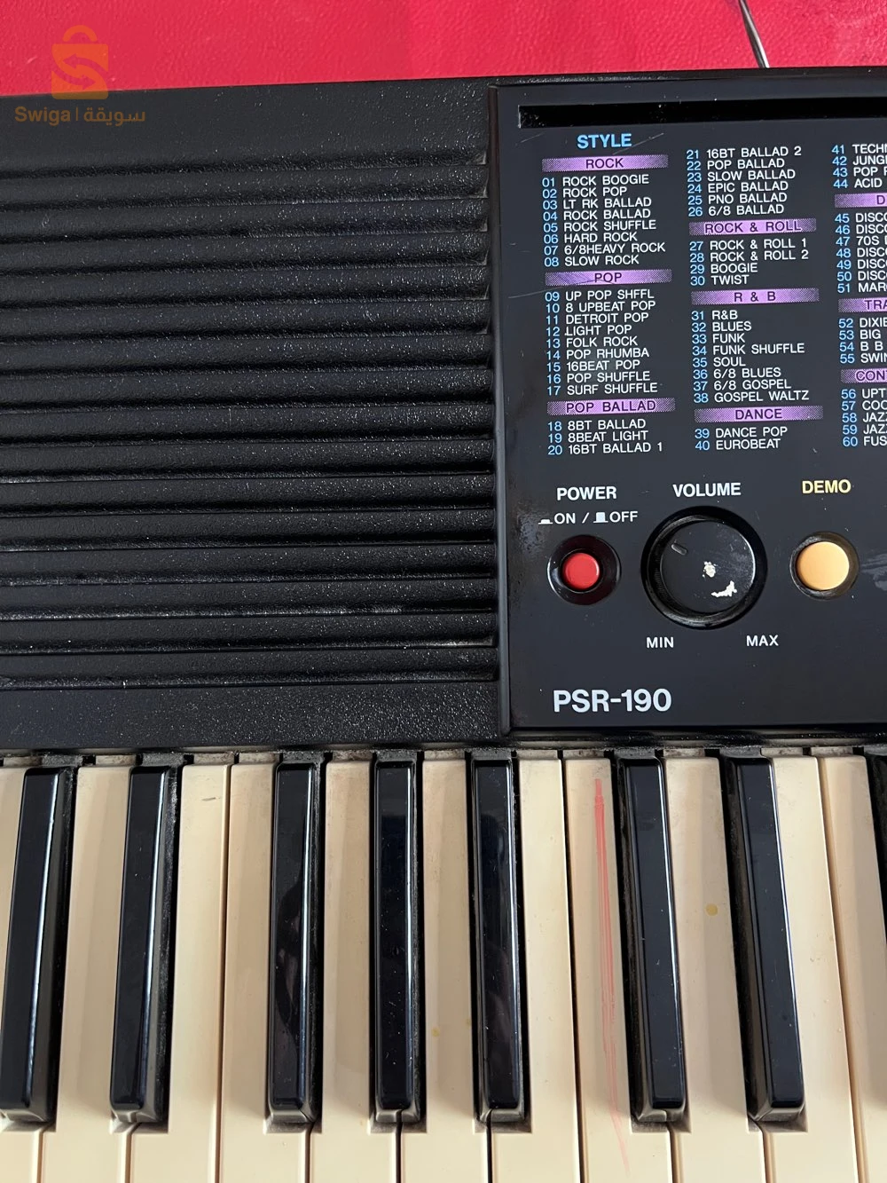 Yamaha psr-190 portatone