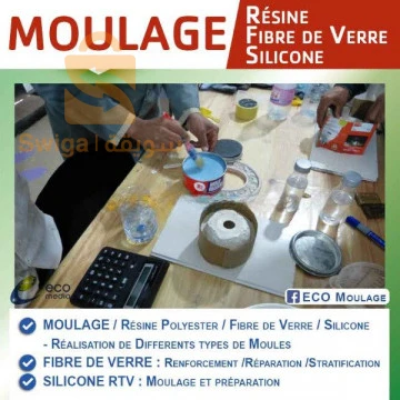Formation Moulage Rsine Fibre de Verre Silicone