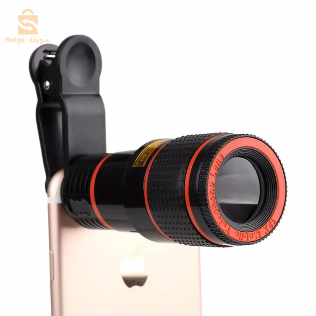 Objectif de Caméra Universel Clip-on pour Smartphone avec Zoom 14x – عدسة كاميرا هاتف الذكي