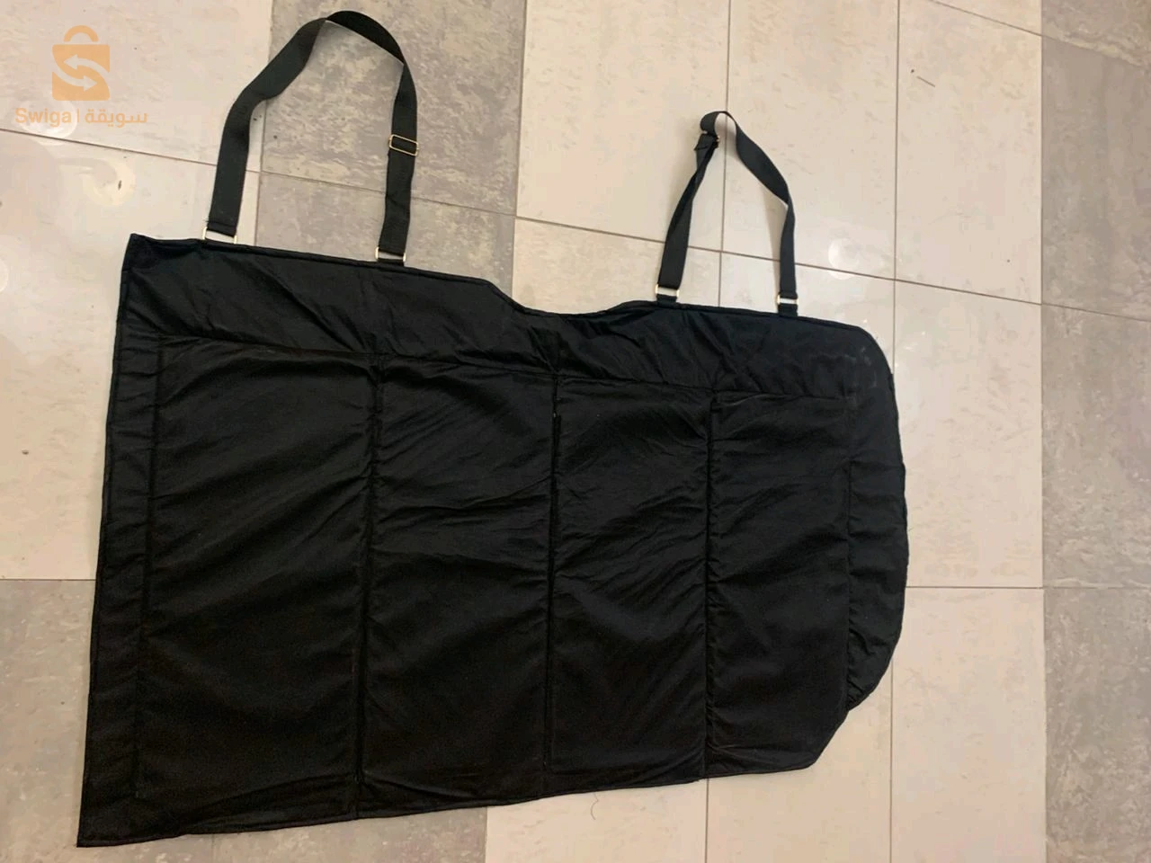 Matelas de Voiture Pliable avec Sangles Solides pour Siege Arrière