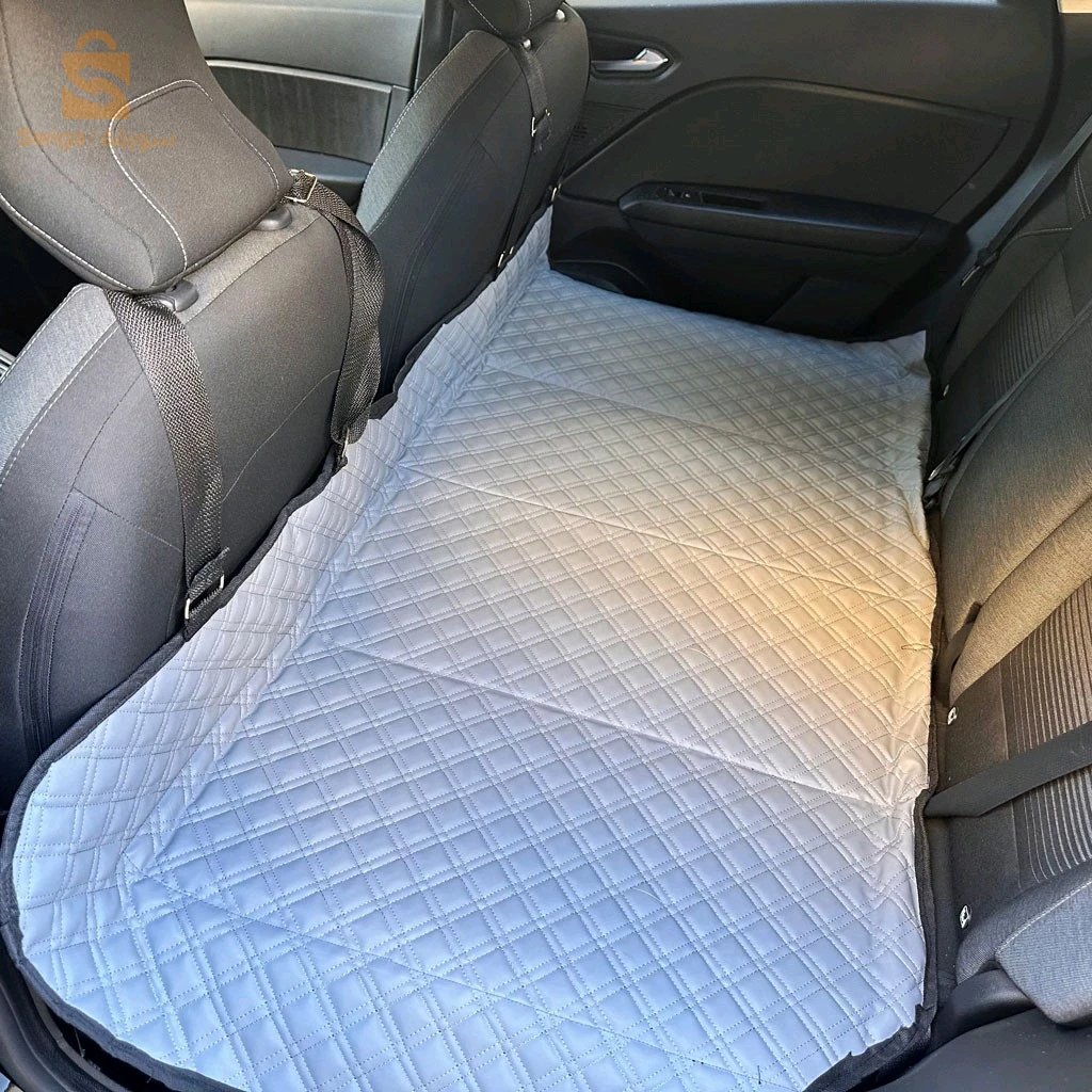 Matelas de Voiture Pliable avec Sangles Solides pour Siege Arrière