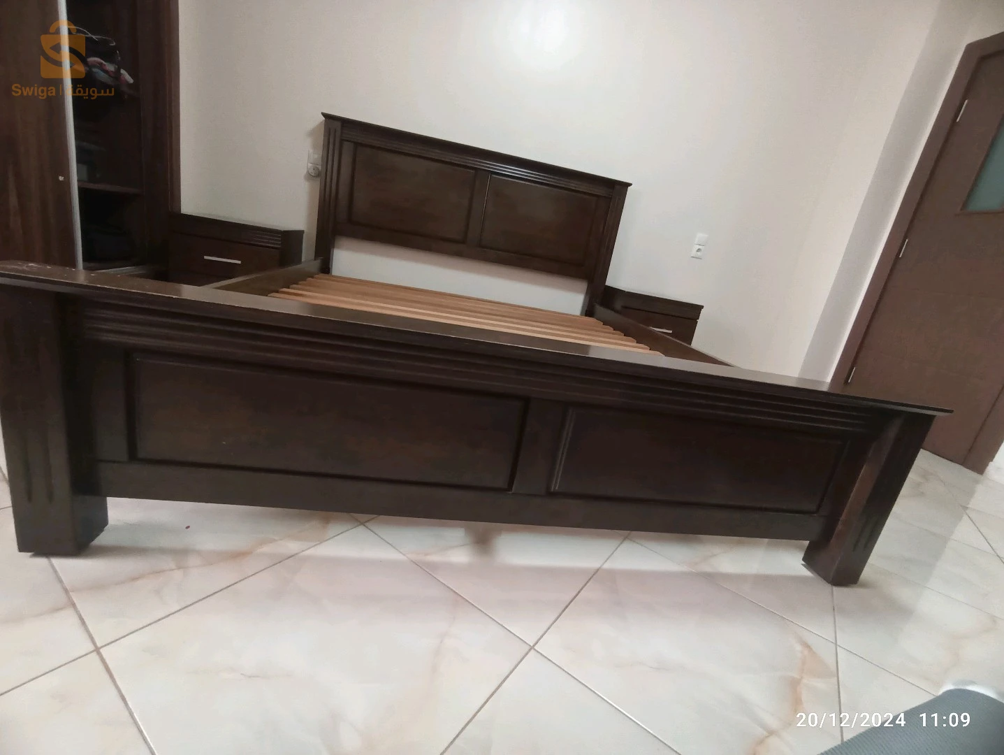 kit chambre à coucher en sedre sans armoire