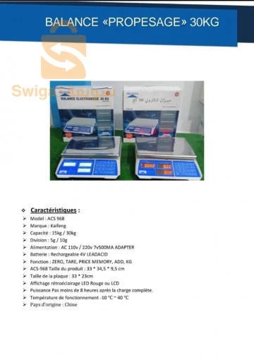 reparations tout type de balances