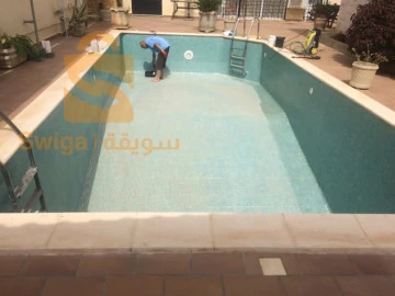 PISCINE en Mosaique Etancheite Exterieur