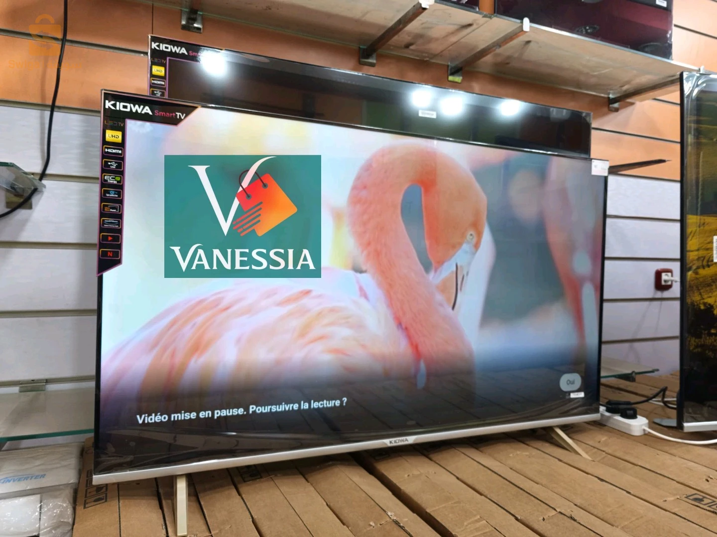 Télévision 50p smart Android marque kiowa 4k