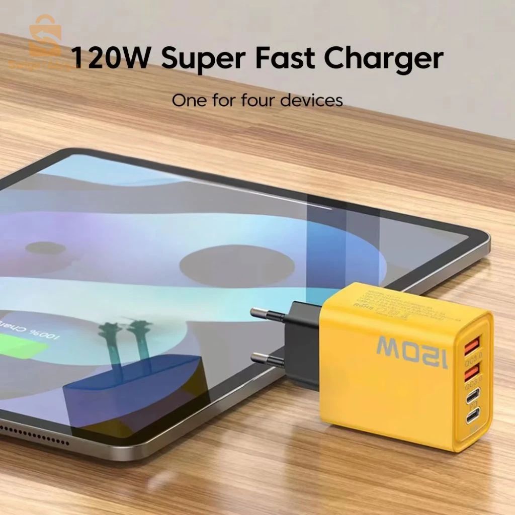 Chargeur Rapide USB Type-C 120W  – شاحن سريع  بقدرة 120 واط