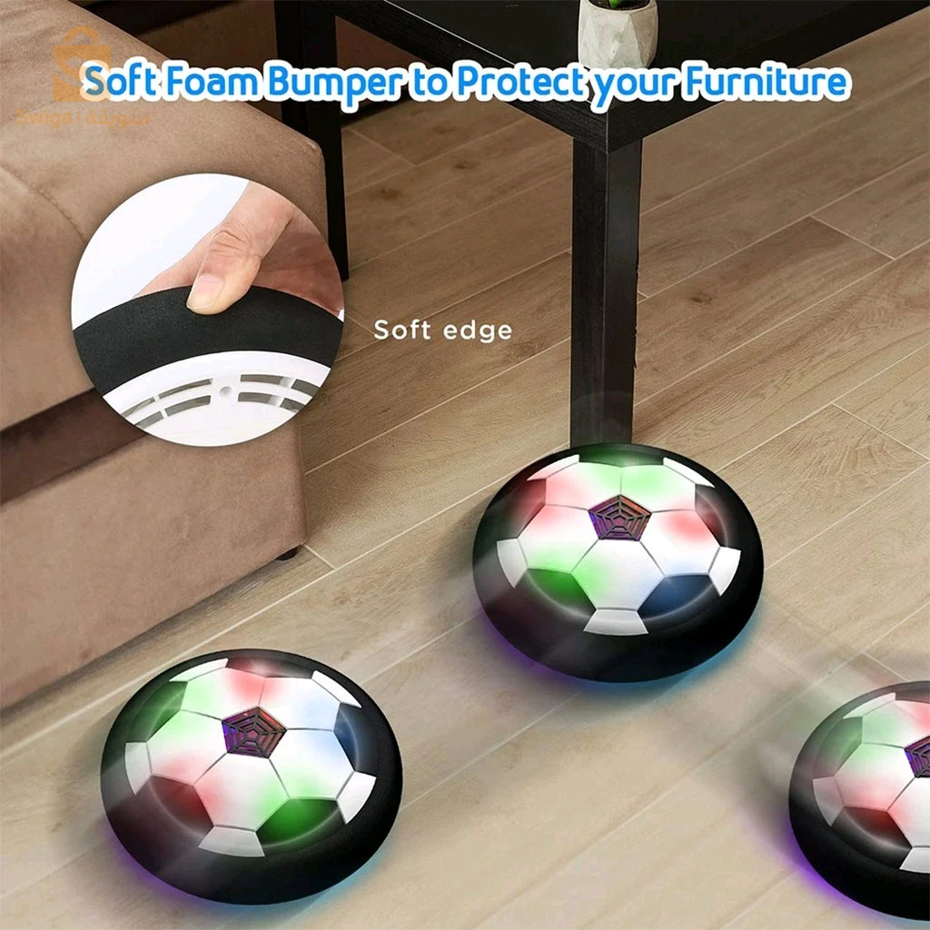 Ballon de football hover LED pour enfants - لعبة كرة القدم