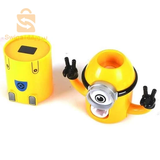 Minions Distributeur et porte brosse a dent 2 in1 presse-dentifrice automatique pour enfants