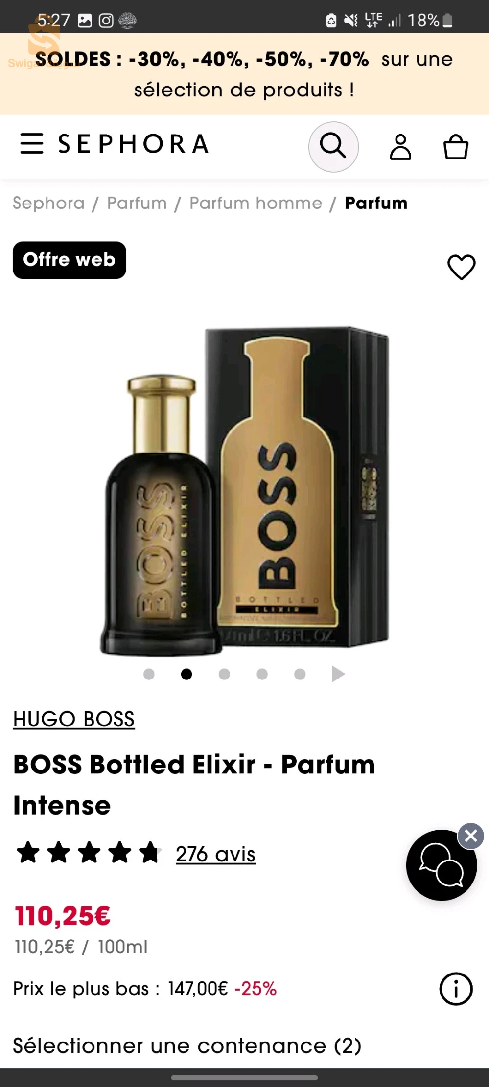 Boss bottled elixir 100ml caba 🇨🇵