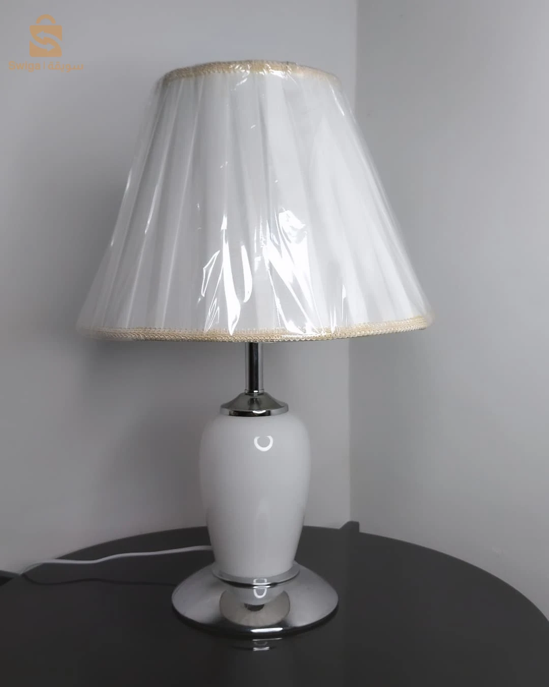 Veilleuses en verre argenté et doré