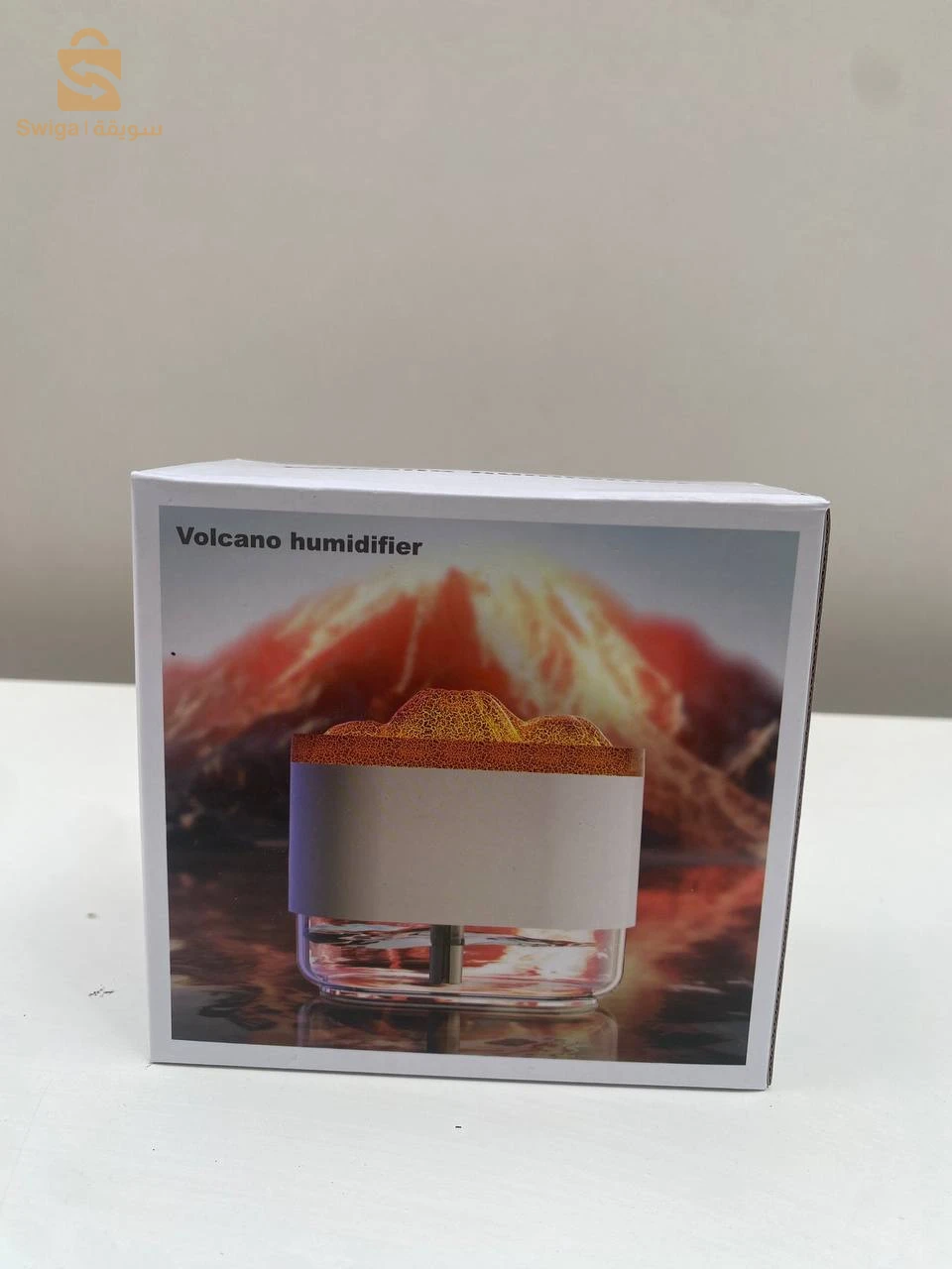 Volcano Humidificateur et Diffuseur de flamme Colorée 300ml
