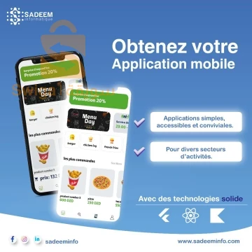 Rvolutionnez votre entreprise avec une application mobile sur mesure
