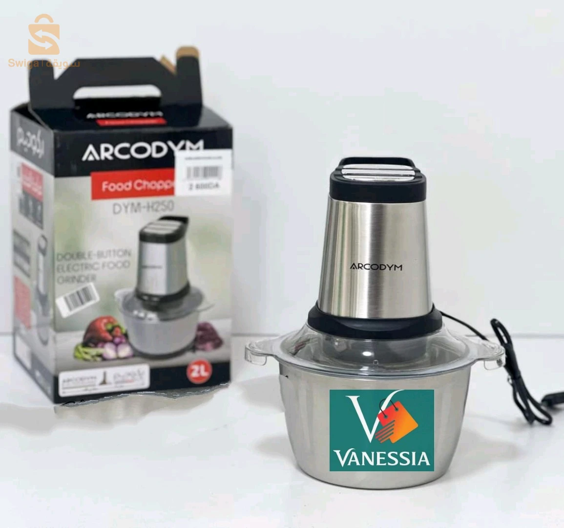 Hachoir marque arcodym 2L inox