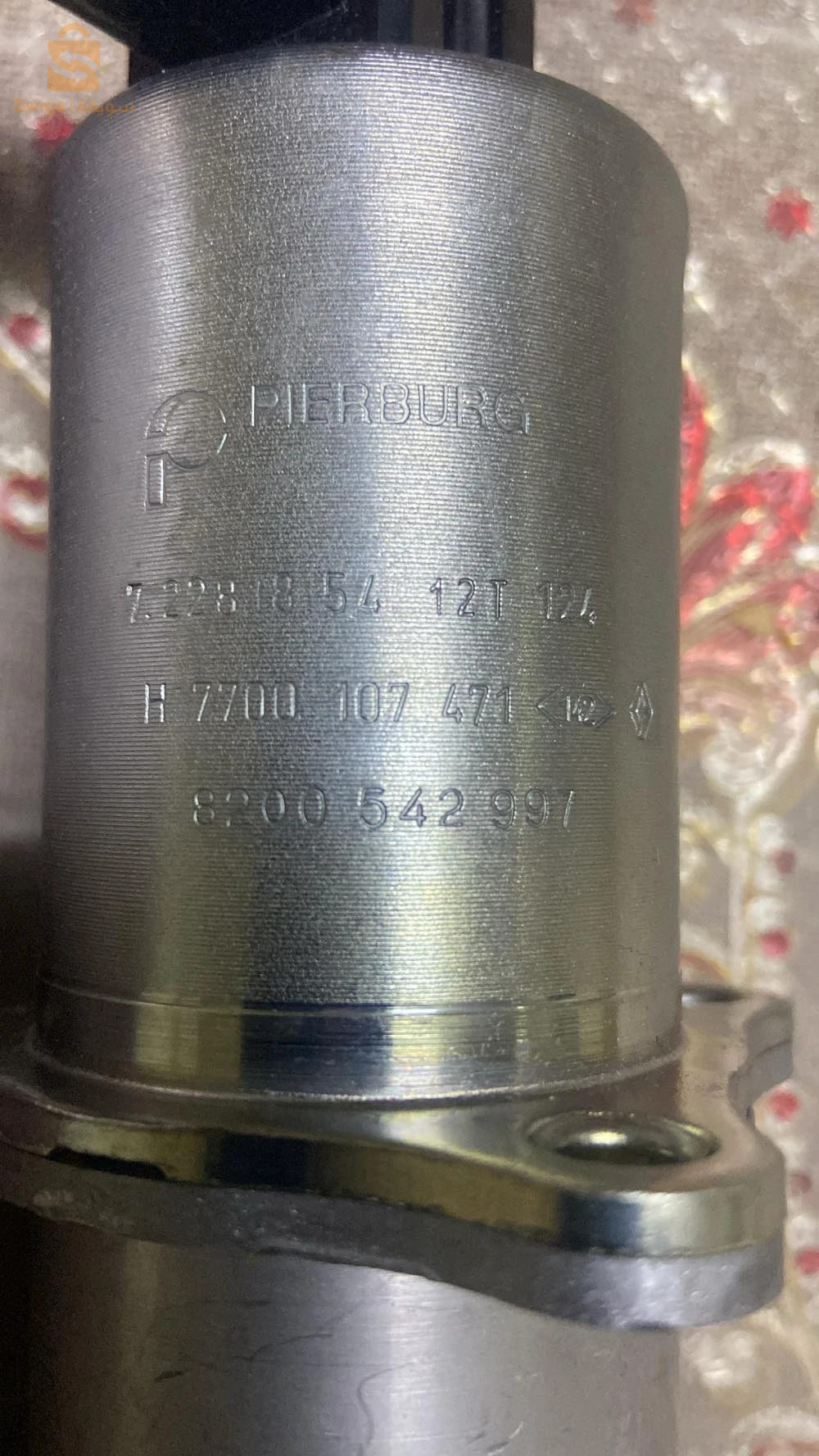 vanne EGR pour 1.9 dci