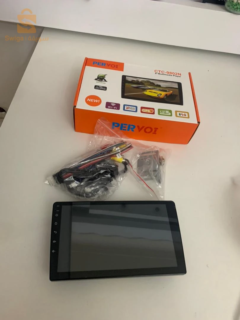 Autoradio Android tactile de voiture 9 “HD 4 + 64 Go Lecteur multimédia Carplay PerVoi-CTC-9802N