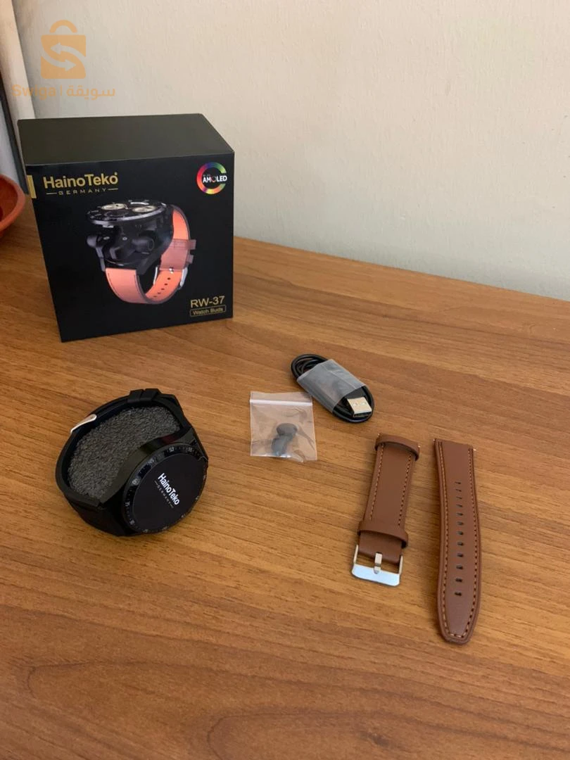 SmartWatch Connectée HainoTeko RW37 avec Écouteurs Intégrés de Façon Moderne – ساعة ذكية مع سماعات مدمجة بطريقة عصرية