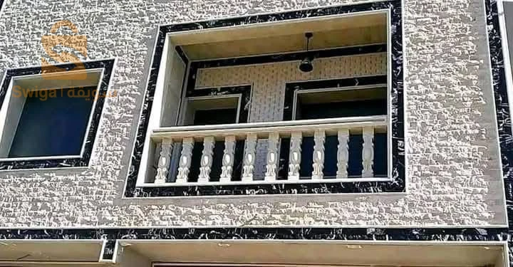 حجر والرخام بتغليف البيوت والمساجد والمسابح