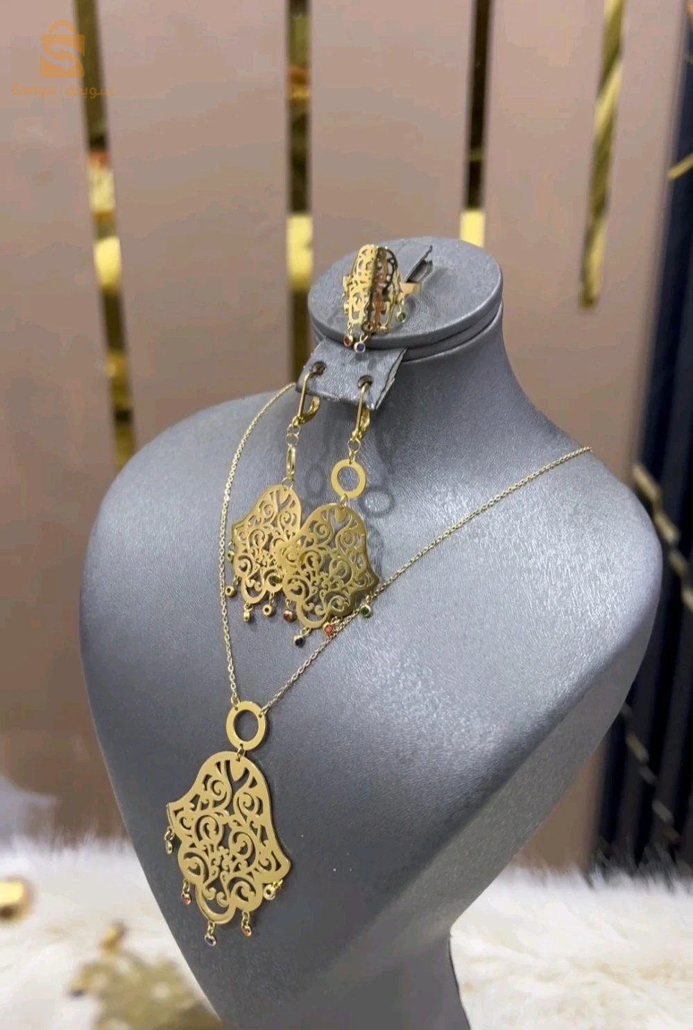 promo parure khamsa très classe en acier inoxydable 🇹🇷✨️