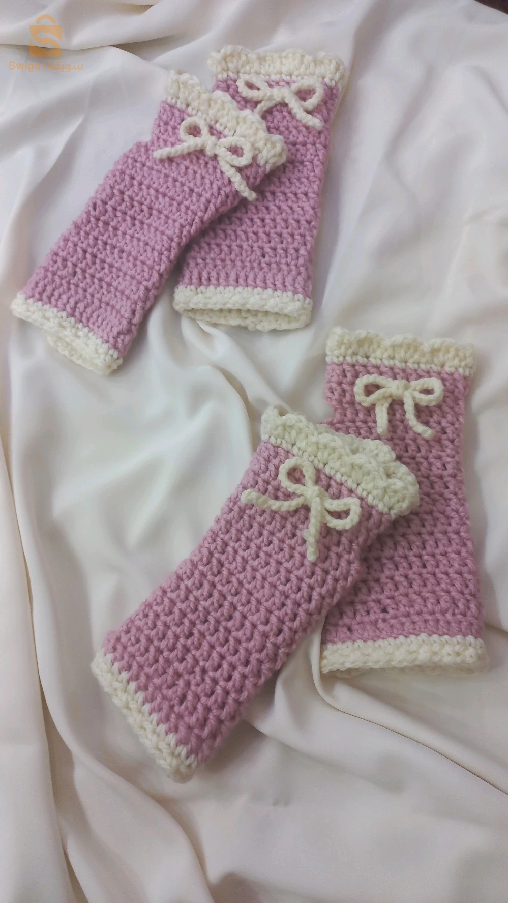 قفازات دافئة 💗🎀