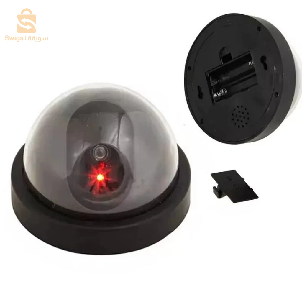 Caméra Factice de Surveillance Dôme avec LED Clignotante – كاميرا مراقبة وهمية مع ضوء