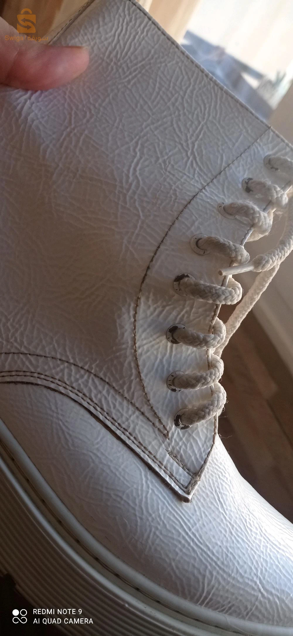 bottes blanches bon état