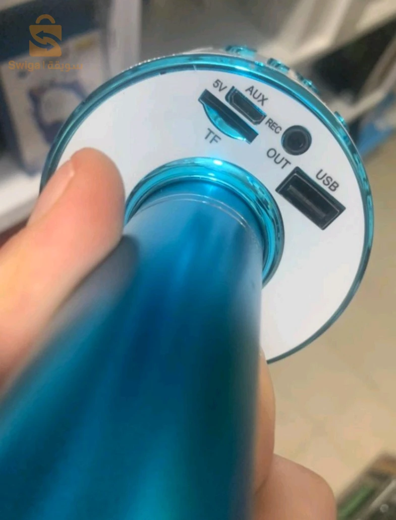 Micro Karaoké Bluetooth sans Fil 4 en 1 Compatible avec Android/IOS