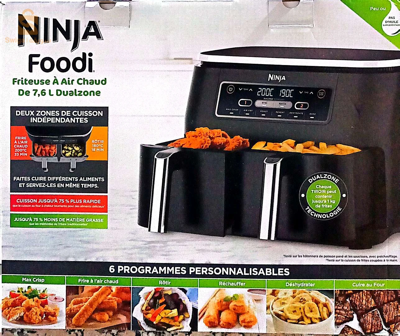 a vendre Air fryer Ninja double bac