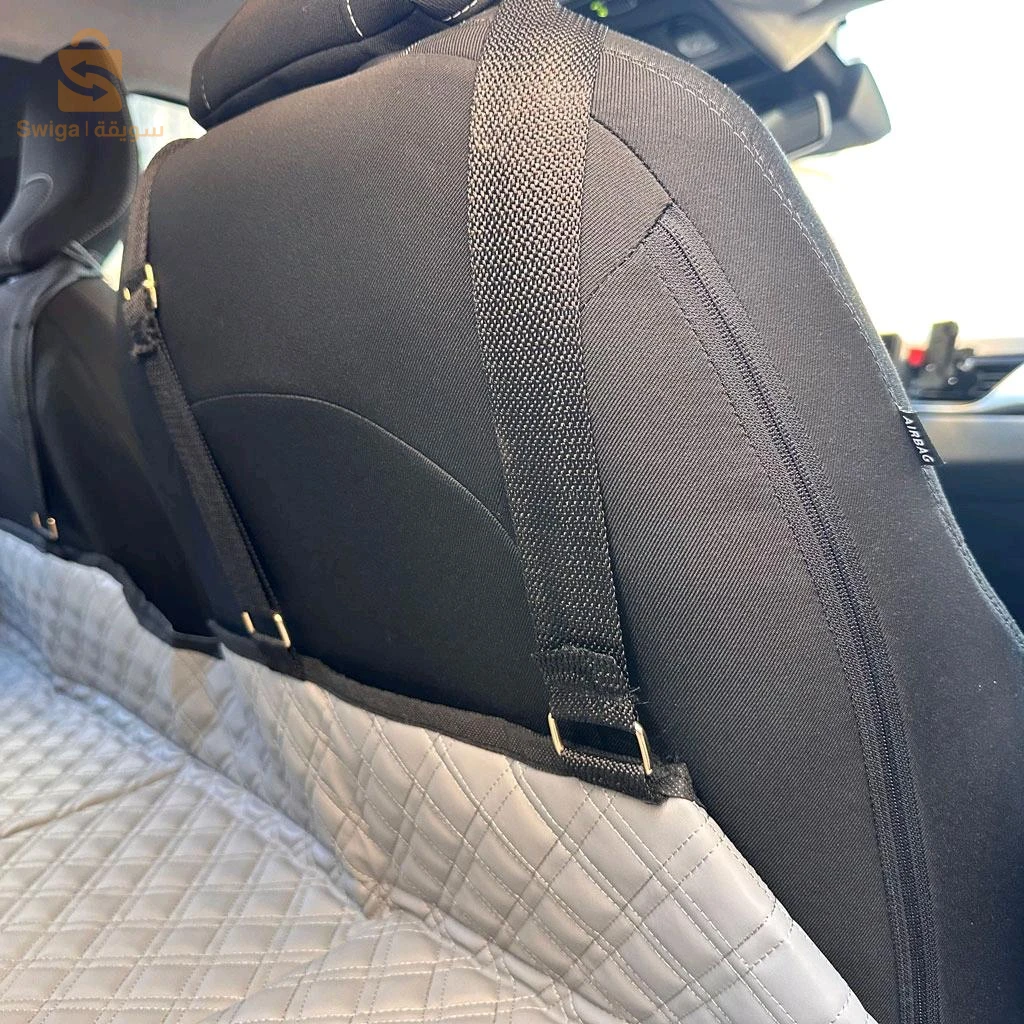 Matelas de Voiture Pliable avec Sangles Solides pour Siege Arrière