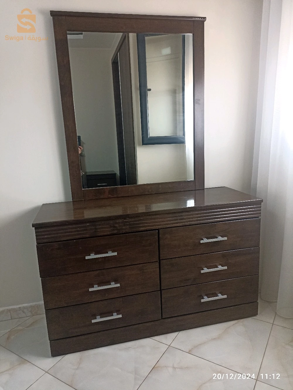 kit chambre à coucher en sedre sans armoire